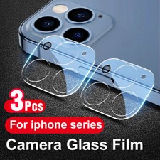 For iPhone 15 14 13 12 Pro Max Tempered Glass Camera Lens Cover Screen Protector