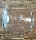 Vintage Corning Ware Pyrex A-12-C Square Glass Domed Replacement Lid Clear 10 In