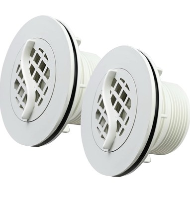 Intex Compatible Threaded Inlet Strainer Kit~Rubber Washer & Strainer Nut