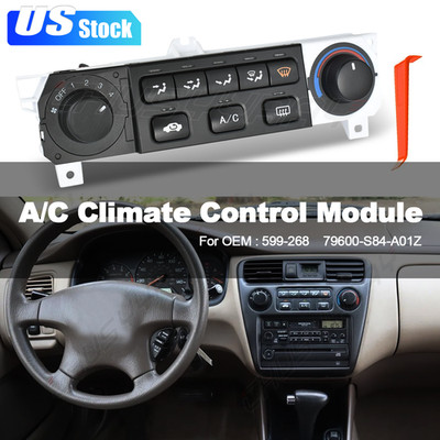 Fit 1998-2000 Honda Accord Climate Temp Control Unit Heater AC 79600-S84-A01ZA