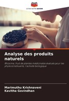 Analyse Des Produits Naturels Marimuthu Krishnaveni (U. A.) Taschenbuch 2024