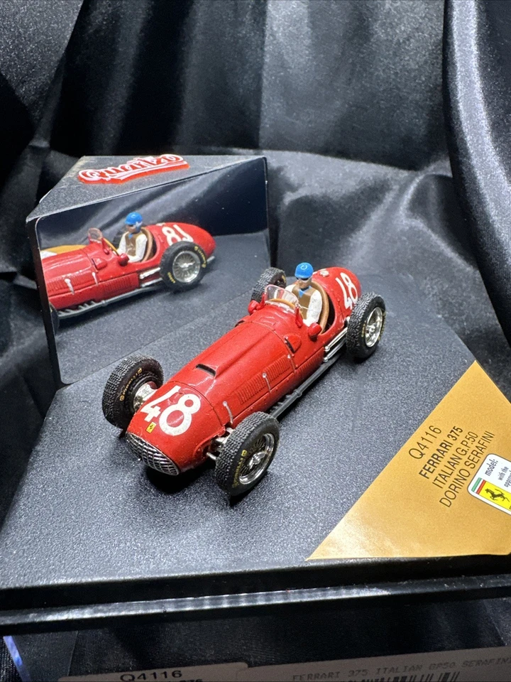 Quartzo 1 43 Ferrari 375 SERAFINI Italy GP 1950 FERRARI Q4116 Scarce #48 USA - Image 4 of 4