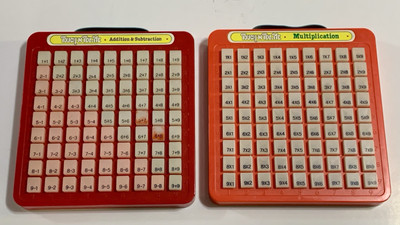 Lot Of 2 Touch N TellMe Addition Subtraction & Multiplication 1981 Lewis Galoob
