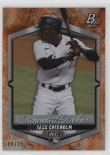 2021 Bowman Platinum Renowned Rookies Orange 8/25 Jazz Chisholm #RR-14 02ti