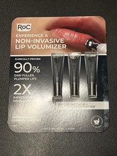 Roc Non-Invasive Lip Volumizer 0.34 Fl Oz 3-Pk Collagen Peptides Hyaluronic Acid