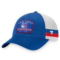 New York Rangers Nhl Fanatics Fundamental Trucker Cap Blau
