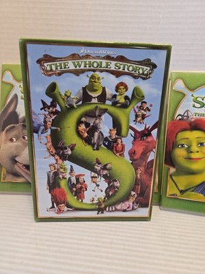 Shrek the Whole Story Quadrilogy (DVD) Open Complete