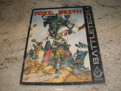 FASA Battletech THE FOX'S TEETH MCKINNON'S RAIDERS BOOK #1606