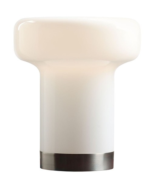 Tischleuchte Glas Schlafzimmer BüRo Wohnzimmer H:29 Cm E14 Tischlampe Modern-image