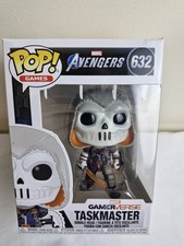 Funko Pop 632 Juegos Marvel's Avengers Taskmaster Figura Vinilo Cabeza Bobble.