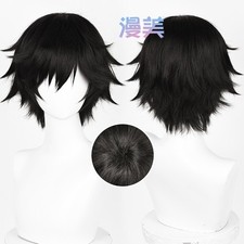 Identity   Mercenary Anime Hairpiece Wig Short Hair Periwig Cosplay Cartoon Prop