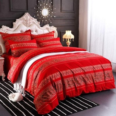 Full Duvet Covers, Bohemian Retro Bedding Set, Coloful Mandala Down Comforter