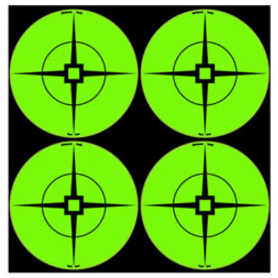 Birchwood Casey BC-33933 Target Spots 3'' Green 40-Pack Crosshair Shooting
