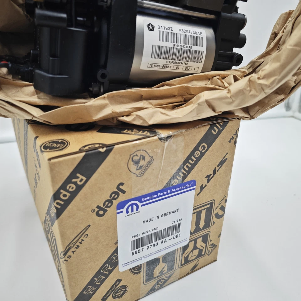 Genuine Mopar Air Suspension Compressor 68572790AA 2011-2022 WK Grand Cherokee Foto 4 de 4