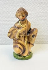 VINTAGE NATIVITY MANGER CHRISTMAS CHALKWARE 4" JOSEPH REPLACEMENT