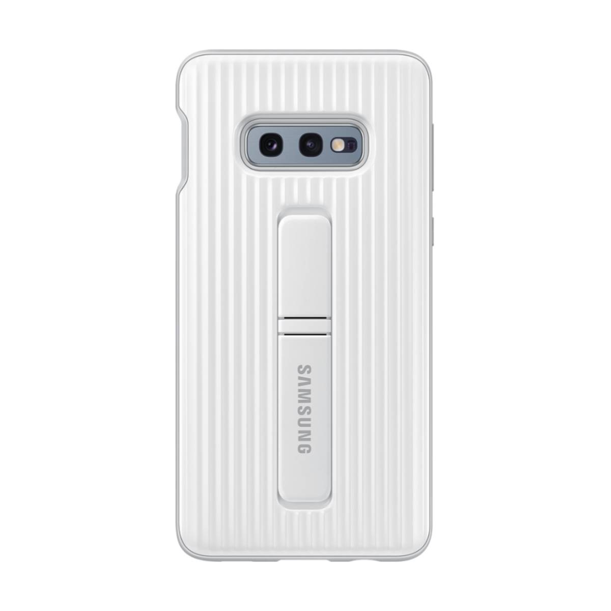 Coque Galaxy S10E renforcée blanche pour éviter les bris d'écran