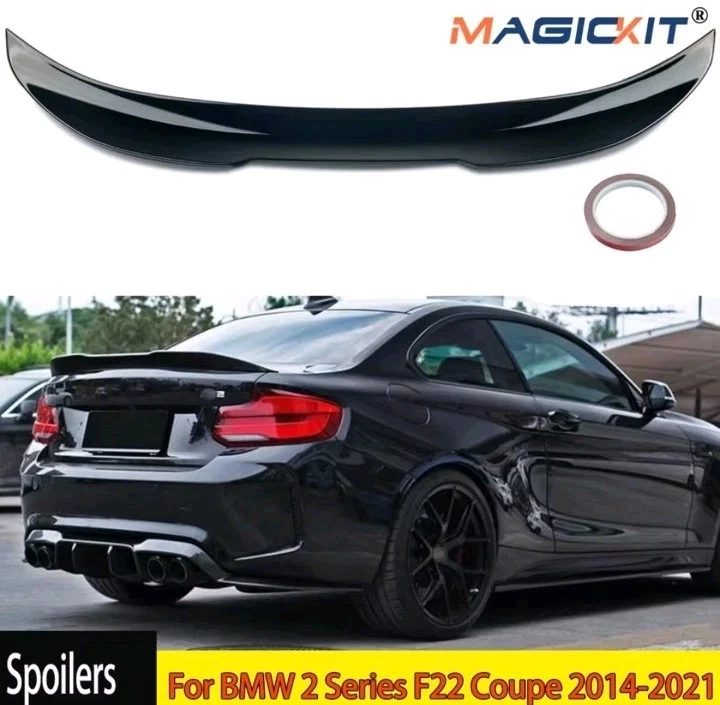 Spoiler Posteriore In Nero Lucido Per BMW Serie 2 M2 F22 F23 F87 – Look Sportivo E Aggressivo
