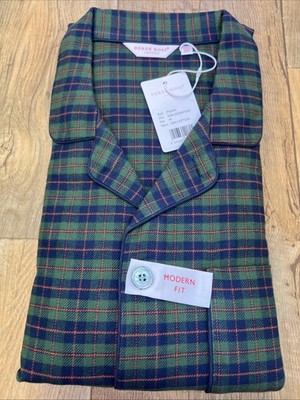 Mens Derek Rose Modern Fit Brushed Cotton Pyjamas Medium/40 