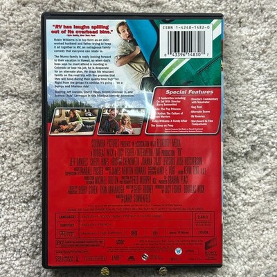 RV DVD 2006 Widescreen Robin Williams Barry Sonnenfeld Special