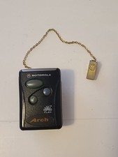 MOTOROLA FLEX ARCH WIRELESS VINTAGE BEEPER PAGER  WITH CLIP WORKS!