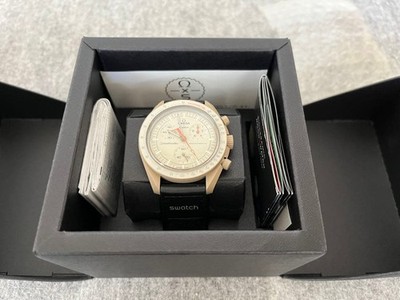 Swatch x Omega Bioceramic Moonswatch Mission to Jupiter Complete Box Manual