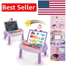 Magnetic Letters and Numbers Toddler Drawing Board - Creative Educational Toy