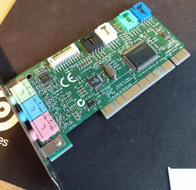 Vintage Computer - Retro PCI Soundkarte Audio PCI 2B CL Rev B 51702 ASSY 02 sehr guter Zustand
