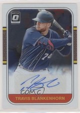 2021 Panini Donruss Optic Retro 1987 Signatures Travis Blankenhorn Auto v9t