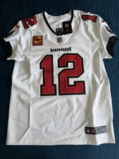 Authentic Tom Brady Tampa Bay Buccaneers White Nike Vapor Elite Jersey Size 44/L