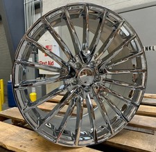 4 Pcs 20x8.5 Chrome Wheels For Mercedes S500 S550 4matic Glc350 20 5x112 Rims