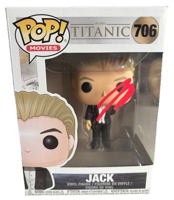 LEONARDO DI CAPRIO selten signiert ''Jack'' Titanic Movies Star Funko Pop! #706 ACOA