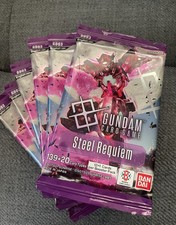 GUNDAM GD-03 Steel Requiem BOOSTER PACK x6 Factory Sealed Packs Brand New