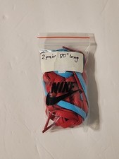 Nike Dunk Jordan 1 SB Blazer Red And Blue Laces Authentic Nike Laces Only 2 Pair