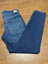 Signature Levi Strauss Gold Totally Shaping Blue Mid Rise Pull-on Skinny 4S