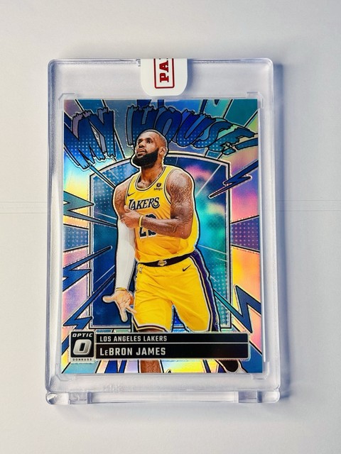LeBron James Refractor Encased One Touch Los Angeles Lakers