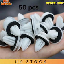 50pcs Car Bumper Mudguard Fastener Clips Door Trim Panel Retainer Auto Rivets