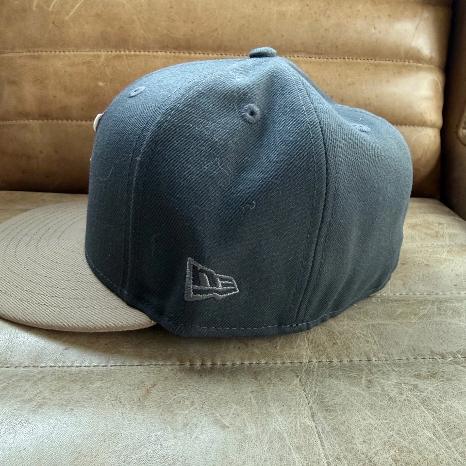 New Era Fredericksburg Nats MILB ajustado gris/bronceado, rosa UV 7-3/8 usado Foto 4 de 4