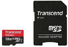 Transcend 128GB Premium microSDXC UHS-I Memory Card