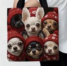Chihuahua Dog Print Tote Bag Shopper Handbag Brand new