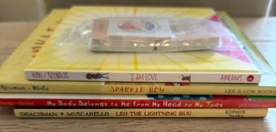 5 Book Kids SEL Lot I Am Love Sparkle Boy Body Safety Compassion Cards Ages 4-8