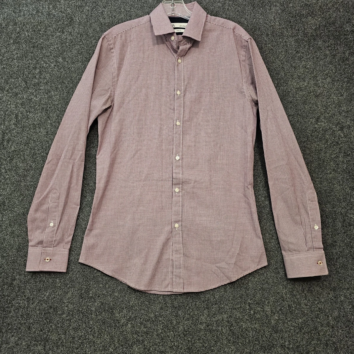 womens fall dresses Burgundy cotton and cashmere flannel men's shirt main image 1