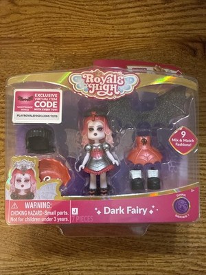 Royal High Dark fairy New In box Nightshade Wings Exclusive Virtual Item Code