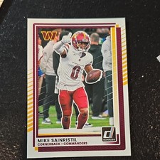 Panini 2025 Donruss Mike Sainristil #38 Washington Commanders Base NFL Card