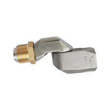 3/4 Inch NPT Fuel Hose Swivel 360 Rotating Connector for Fuel Transfer Pump Fuel