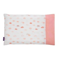 Clevamama Clevafoam Pram Baby Pillow Case, Stroller Pillow Case - Coral