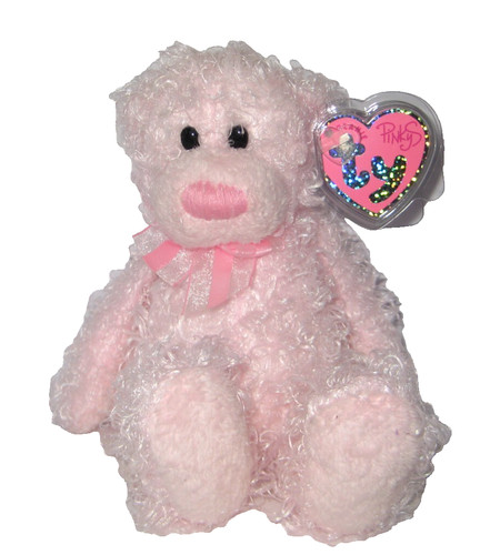 RARE DELIGHTS PINKYS BEAR TY BEANIE BABIE MWMT FREE SHIPPING