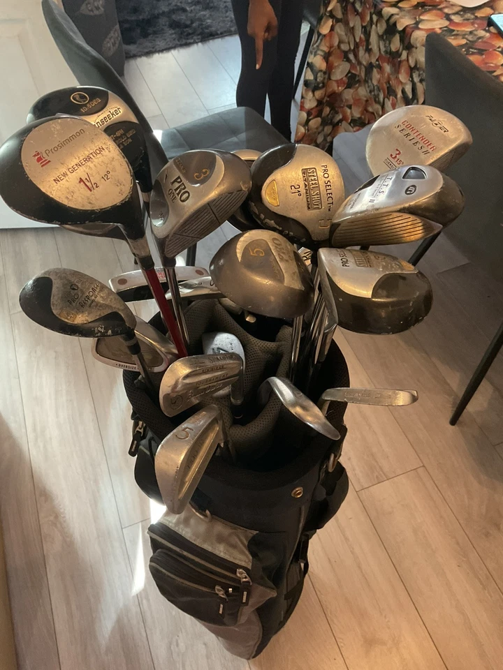 25 set of men's  golf clubs Right hand (woods + irons) + golf bag - Image 4 of 4