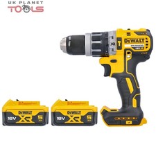 Dewalt DCD796N 18v XR Brushless Compact Combi Drill + 2 x DCB184 5Ah Batteries