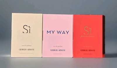 3 Proben Armani Si / Si Passione / My Way 3x 1,2 ml EdP Spray
