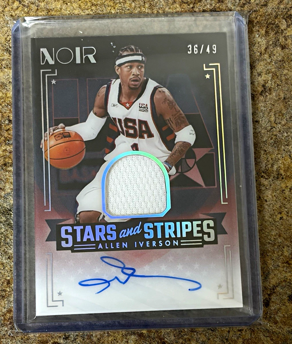 25+ Panini Allen Iverson Basketball Autographed Sports Trading